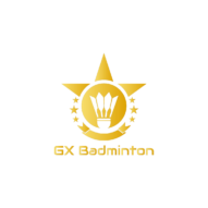 GX Badminton Logo Gold